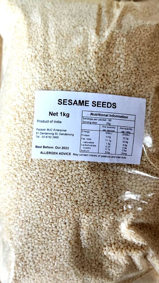 Sesame Seeds 1kg Nyonyalicious