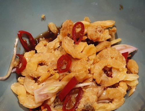 Dried shrimp relish
